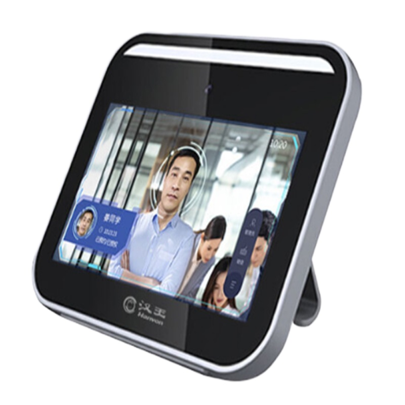 汉王（Hanvon）考勤机脸部面部签到无接触动态活体口罩识别 人脸打卡机翡翠版L0515S 标准解决方案