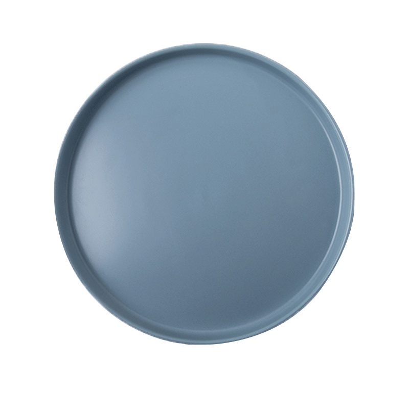 凌天 北欧西餐10英寸超薄平底盘创意摆盘家用陶瓷盘沙拉碟意面盘西餐牛排盘碟