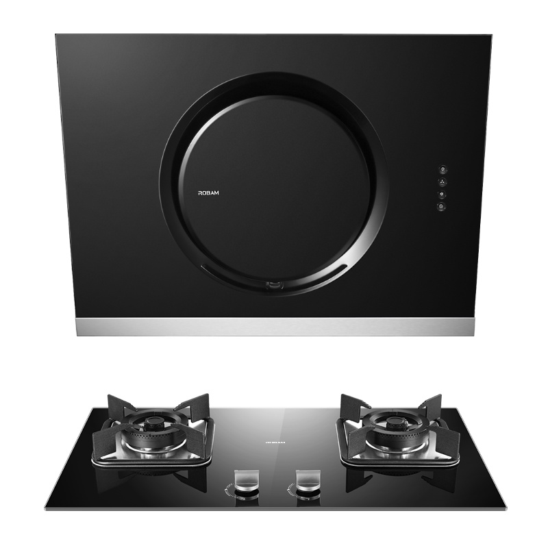 老板(ROBAM)油烟机烟灶套餐21A5+32B6X(天然气)侧吸抽油烟机吸油烟机燃气灶烟灶套装 厨电套装