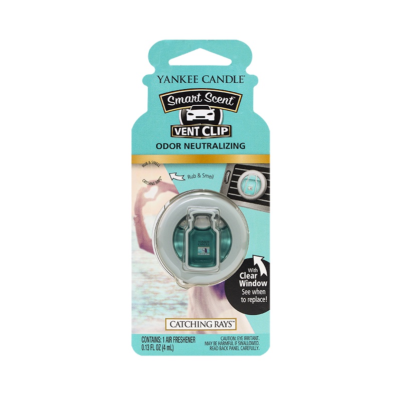 yankee candle扬基车载香氛夹进口香水奔驰宝马车内用出风口香水魅力光芒Catching Rays