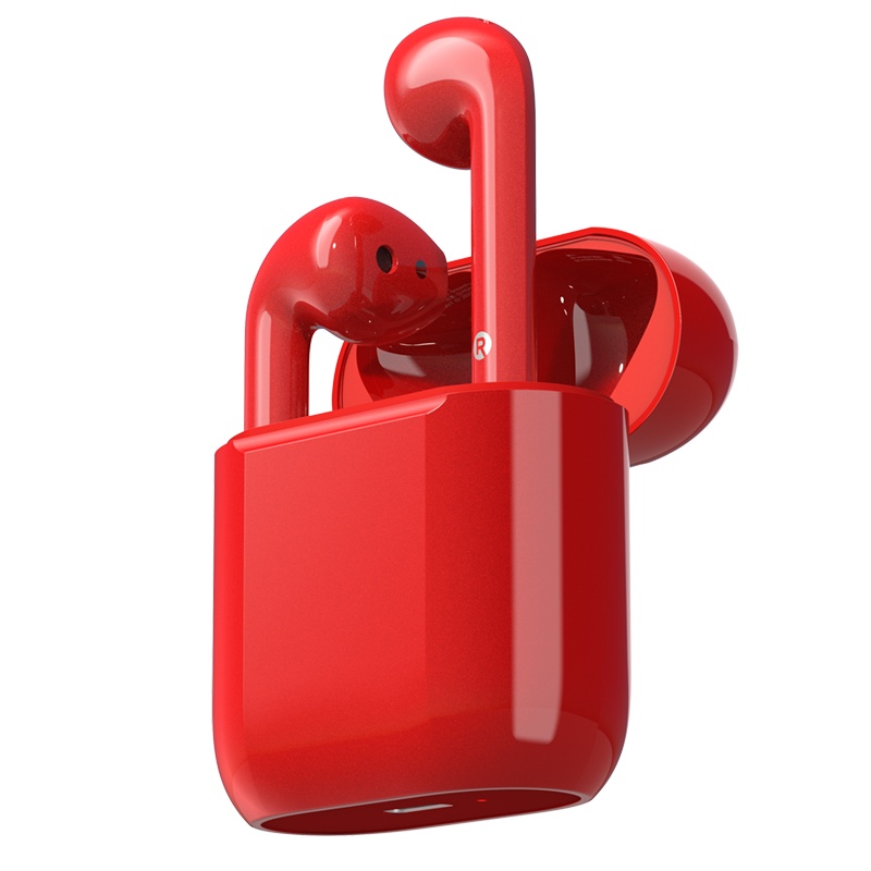 EDIFIER/漫步者 DreamPods 追梦宝真无线蓝牙耳机AI骨传通话降噪无线充电 樱桃红