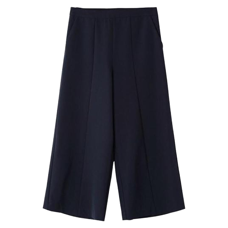 【专柜同款】拉夏贝尔工装阔腿裤女【专柜同款】韩版宽松显瘦休闲坠感直筒运动七分裤20012530