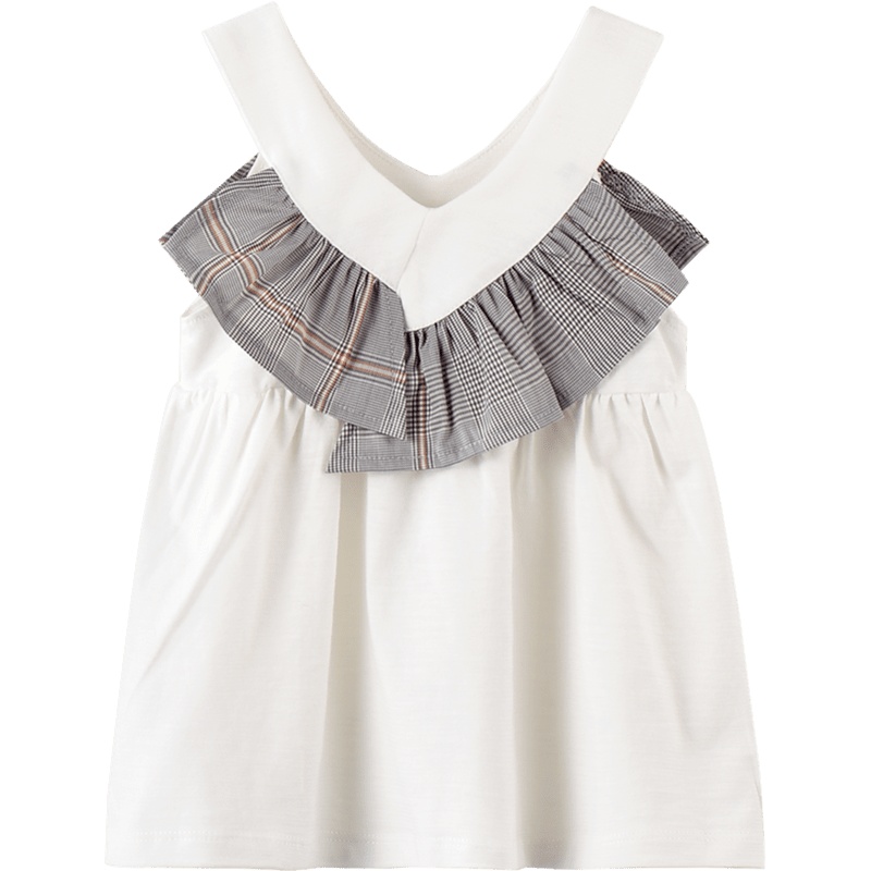 童泰(TONGTAI)夏款婴儿衣服5-24月女宝宝吊带背心女婴儿夏季外出吊带上衣儿童裙子