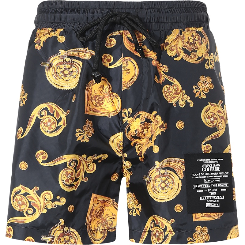 VERSACE JEANS COUTURE 范思哲 男士 聚酯纤维短裤沙滩裤 A4GVB1B6 25115