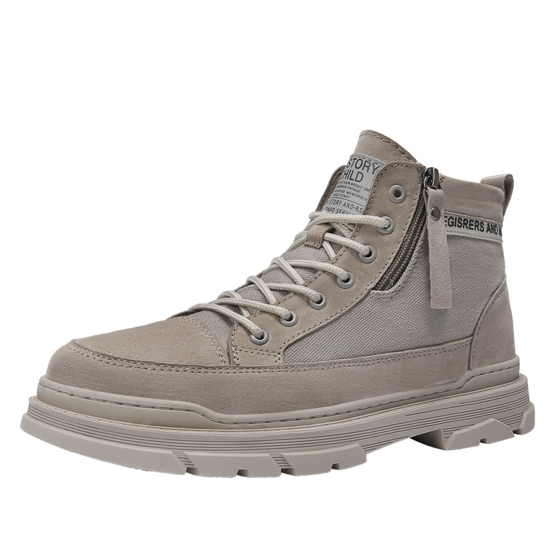 木林森男靴马丁靴男高帮板鞋男潮鞋2020新品时尚百搭靴子男