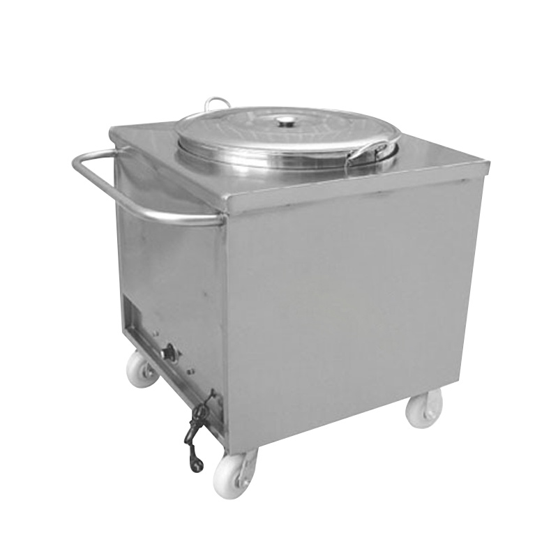 梦商 不锈钢暖饭车 电加热保温送餐车 定制700*700*800mm 1台