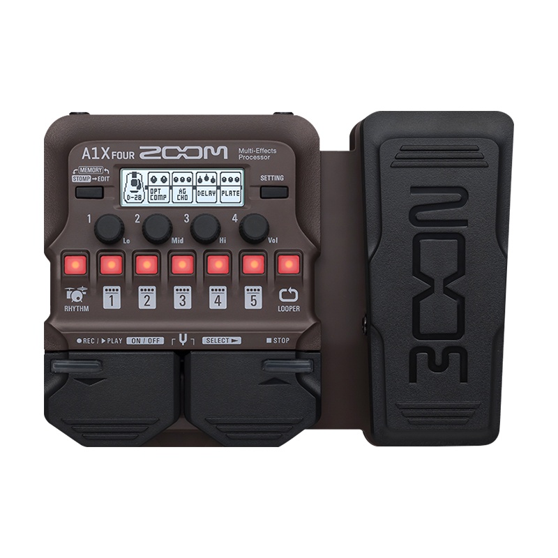 ZOOM A1 FOUR A1X FOUR 木吉他萨克斯小提琴口琴通用综合效果器 乐器配件