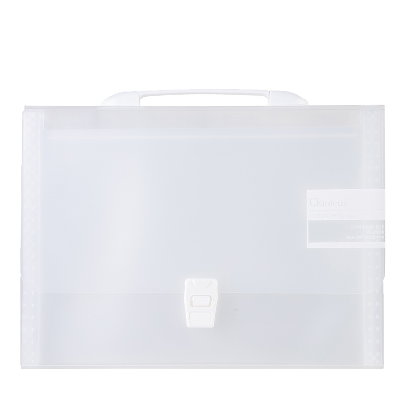 得力风琴包学生多层文件夹手提袋卷子分类资料册收纳盒试卷夹多功能大容量透明高中生插页资料分页神器72509TOU