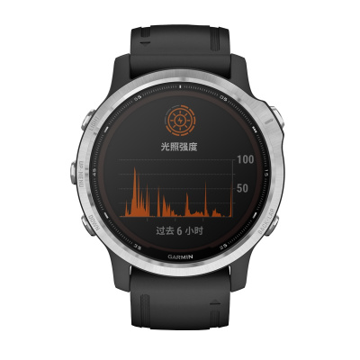 佳明(garmin)fenix6s 太阳能专业版登山跑步越野北斗户外运动智能心率