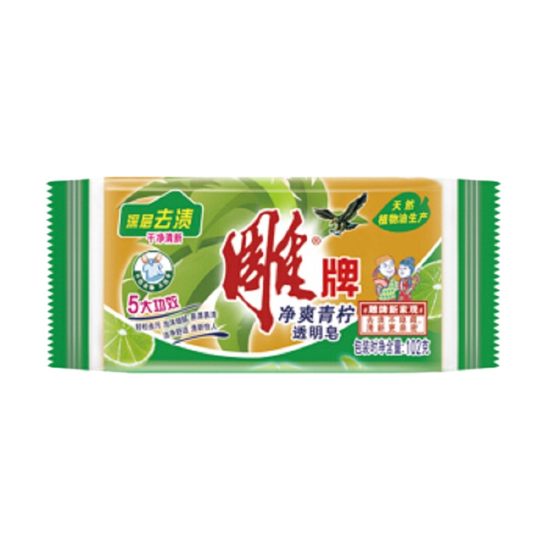 雕 透明皂102g*6块装