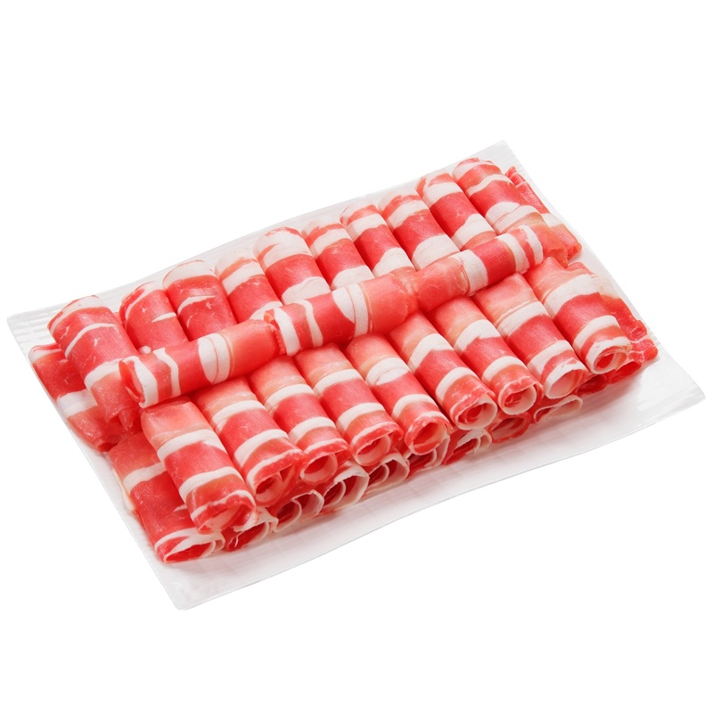 大庄园 满宴肥牛肉片500g/盒 谷饲牛肉火锅食材肥牛肉卷涮火锅 原切牛肉涮锅食材