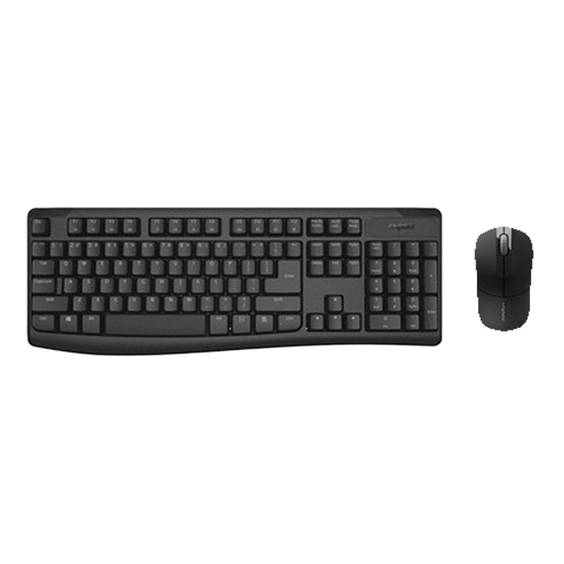 （DT）雷柏 X1800PRO 多媒体办公家用 无线键鼠套装（单位：套）黑