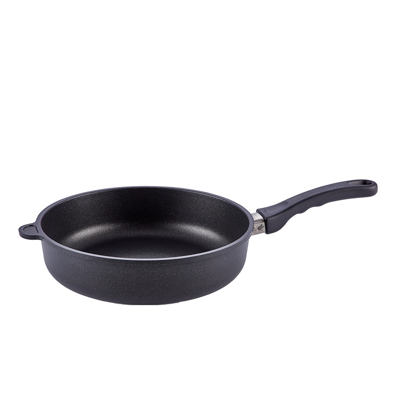 德国制造思坦库平底煎炒锅28cm 天然矿物镀层 不粘易洗 耐磨无烟 炉灶通用