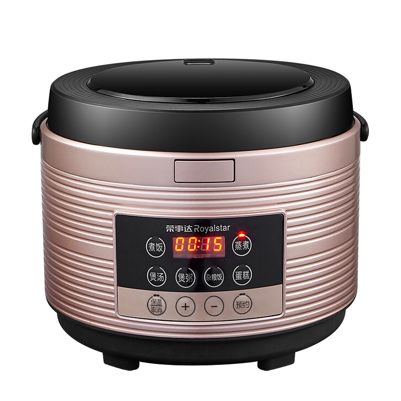 荣事达(Royalstar)电饭煲家用5L大容量3-8人多功能电饭锅黄晶不粘内胆24小时智能预约RFB-S50NF