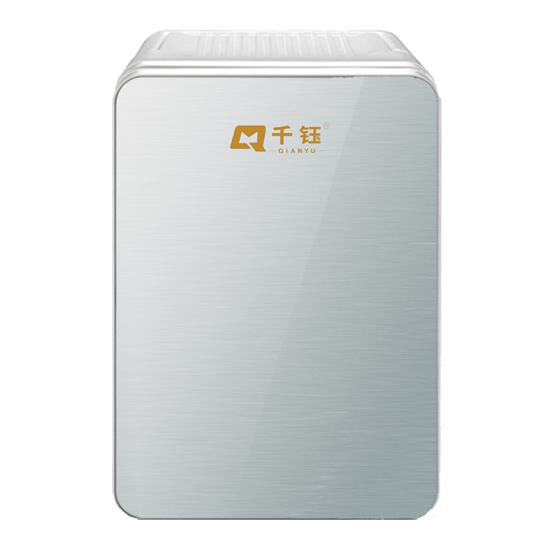 千钰 22L迷你小冰箱 车载微小型宿舍二人世界单门式半导体冷热箱 PD-22 单核制冷 银色玻璃门(家车两用)