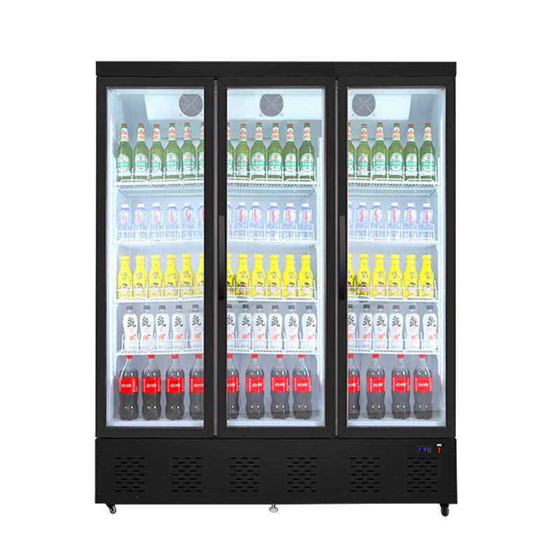 友田(YOUTIAN展示柜商用立式冷藏单门便利店保鲜饮料柜超市冰箱酒吧啤酒柜1676L 无灯箱三门风冷