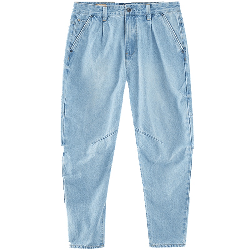 [1件5折价:119.5]美特斯邦威牛仔裤男新款春季MOD基本舒适立体牛仔裤