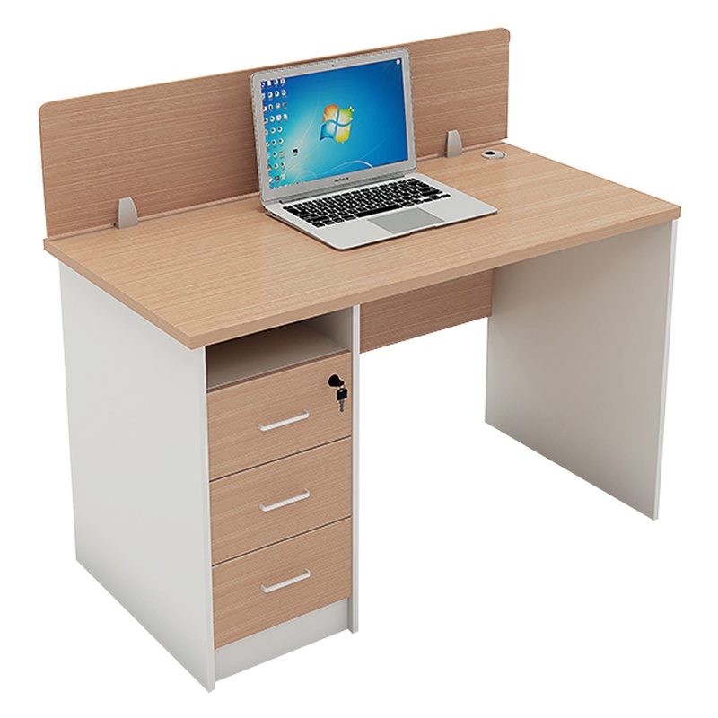 创世人 办公家具办公桌简约现代员工电脑桌椅组合4人位职员卡座