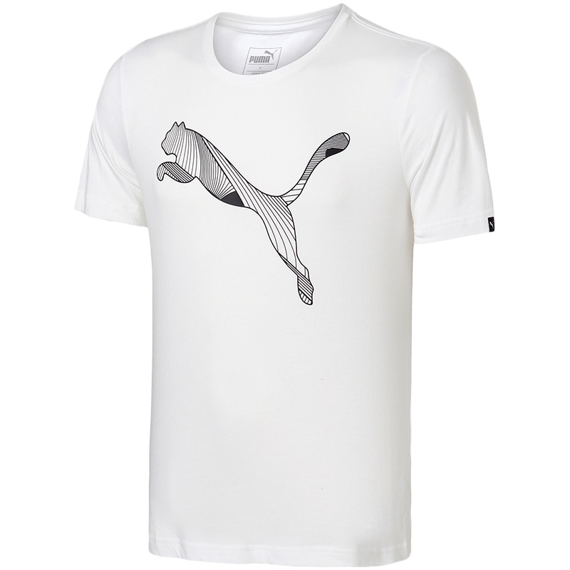 彪马PUMA男运动休闲短袖T恤85313101... L 85313101黑色