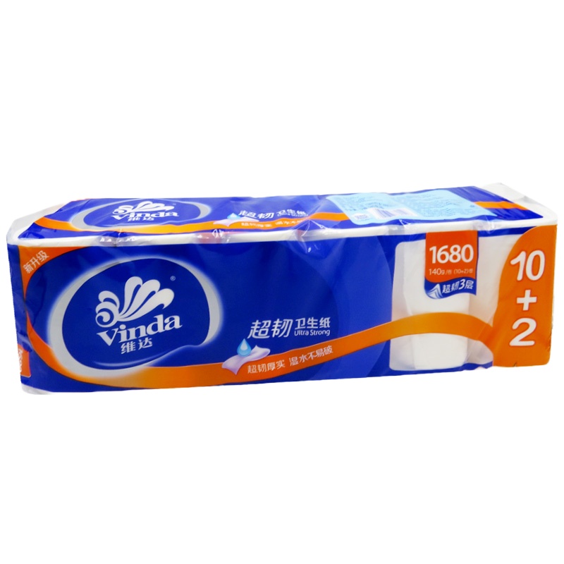 维达超韧100克实芯卫生纸v4457