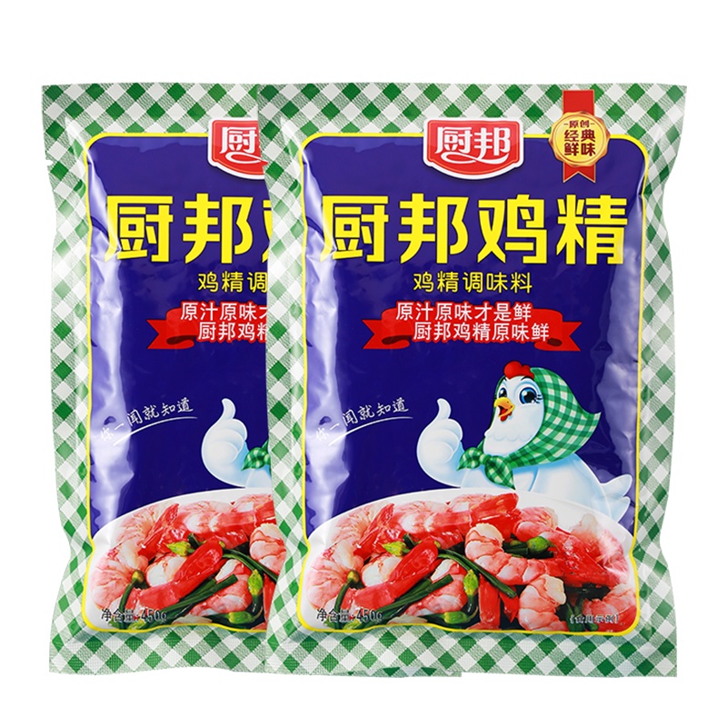 厨邦鸡精450g*2 厨房常备调味料凉拌炒菜炖汤味精组合装