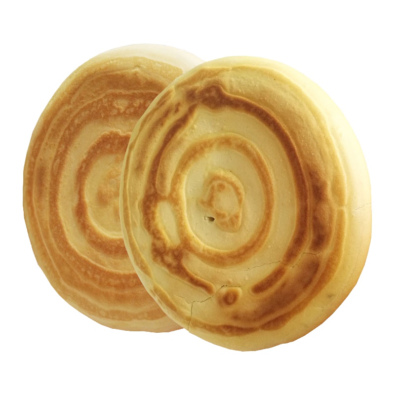 [中华特色]静宁馆 红六福 锅盔大饼 手工烧饼 加工面制品 礼盒装 2个糖装 1000g 口口酥软 顺丰全国免邮 西北