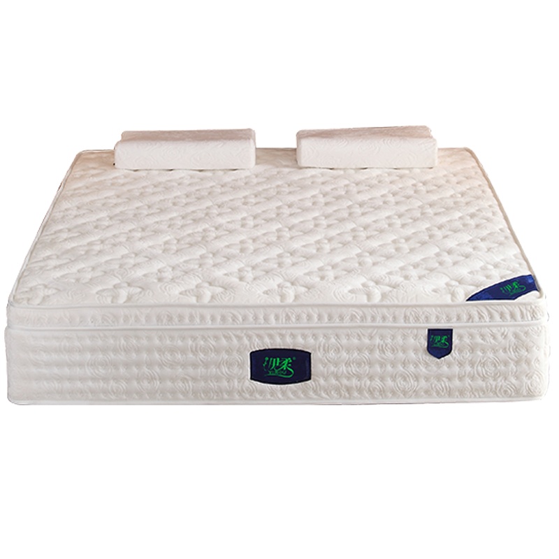 超豪666酒店款成人天鹅绒无干扰弹簧柔软舒适乳胶床垫