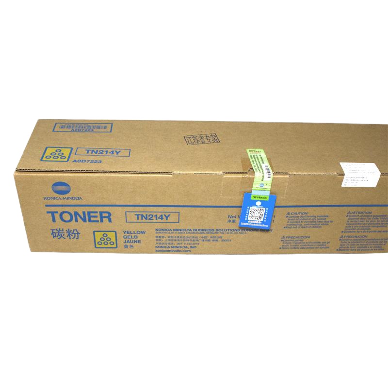柯尼卡美能达( KONICA MINOLTA) TN214Y 黄色标准容量碳粉 用C200/C210/C7720适机型