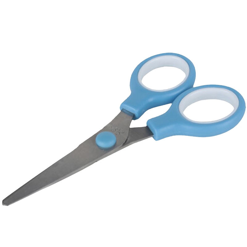 得力6007剪刀剪刀学生剪刀通用办公剪刀可爱132mm手工剪刀diy剪刀(12把)(混)