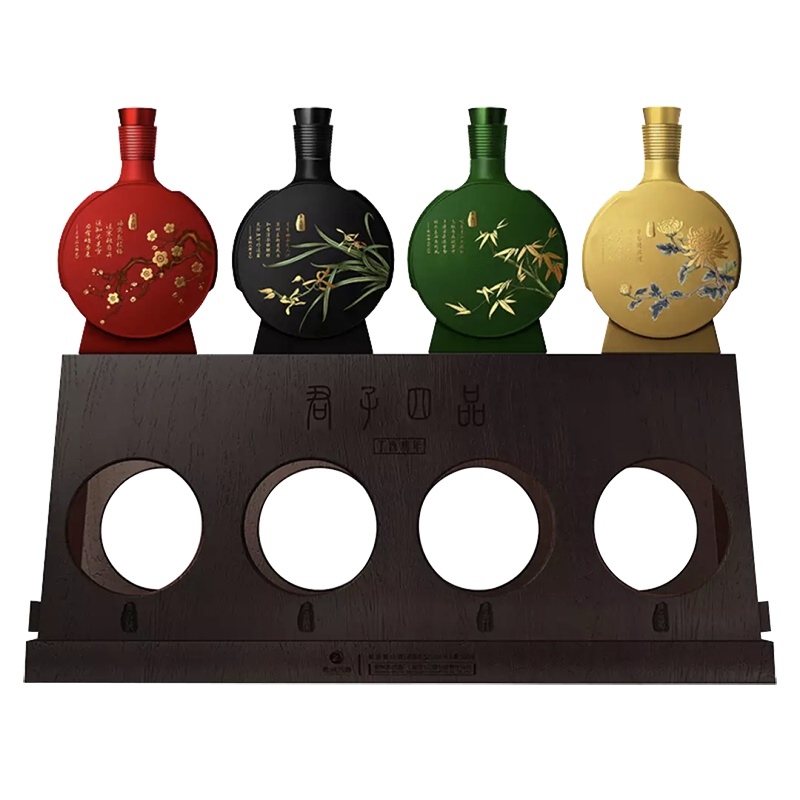 融汇酒类老酒 53度 习酒 窖藏1988(君子四品) 500mlx4瓶装 2018年