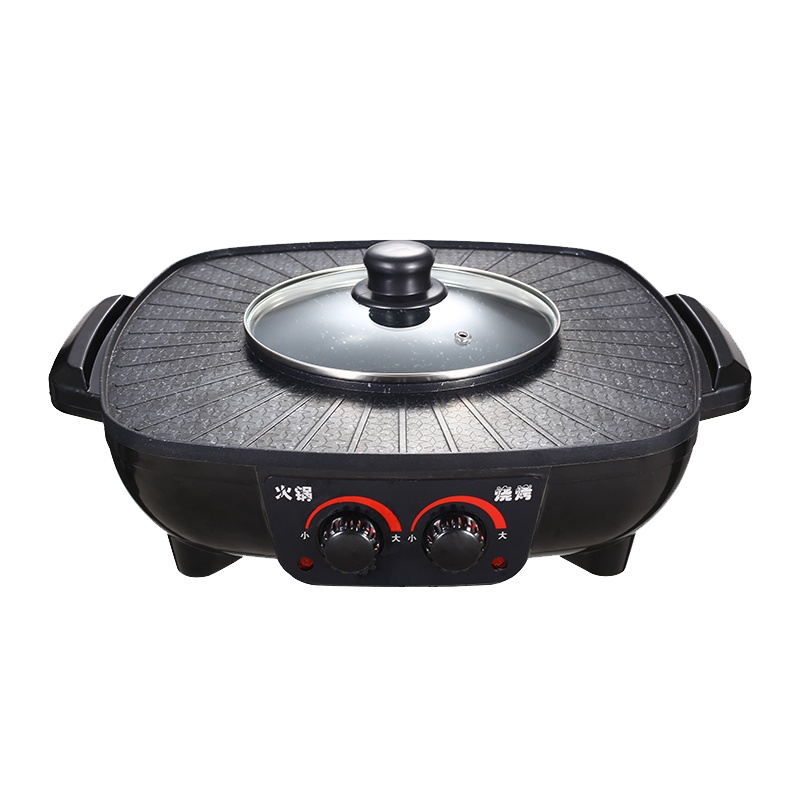昂爵新款多功能火锅烧烤一体锅涮烤电烤炉家用韩式电烤盘日系料理