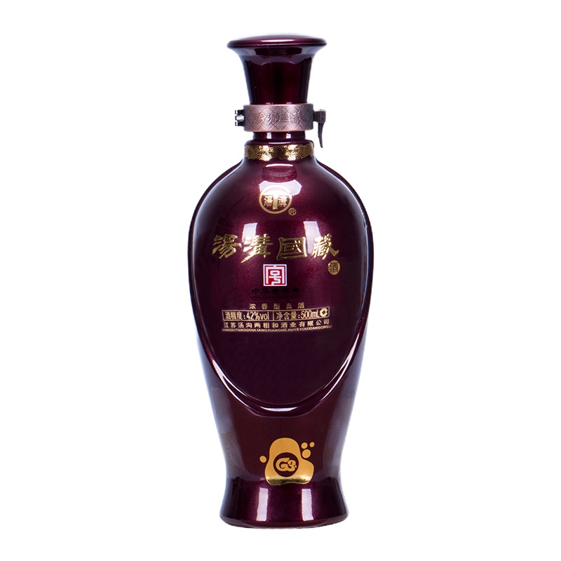 汤沟国藏酒 浓香型国产白酒 商务用酒 42度国藏G3 500ml
