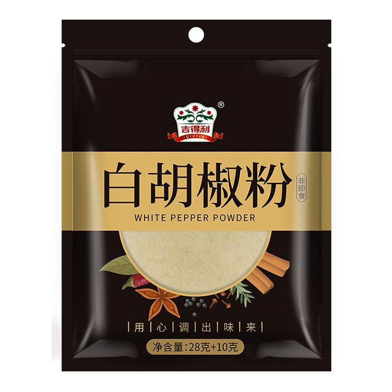 吉得利白胡椒粉28g