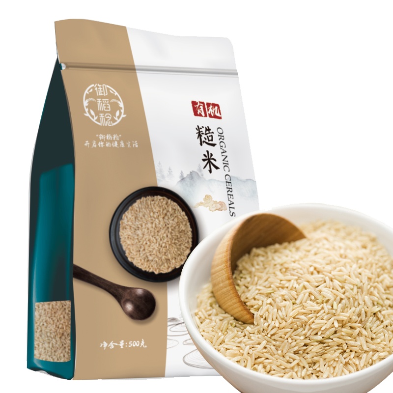 御稻稔 精选有机糙米 东北五谷杂粮粗粮 无添加 500g