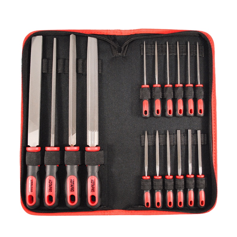 规格[16件套钢锉刀 材质钢]中齿16件套钢锉刀组合套装 木工打磨工具锉刀组套