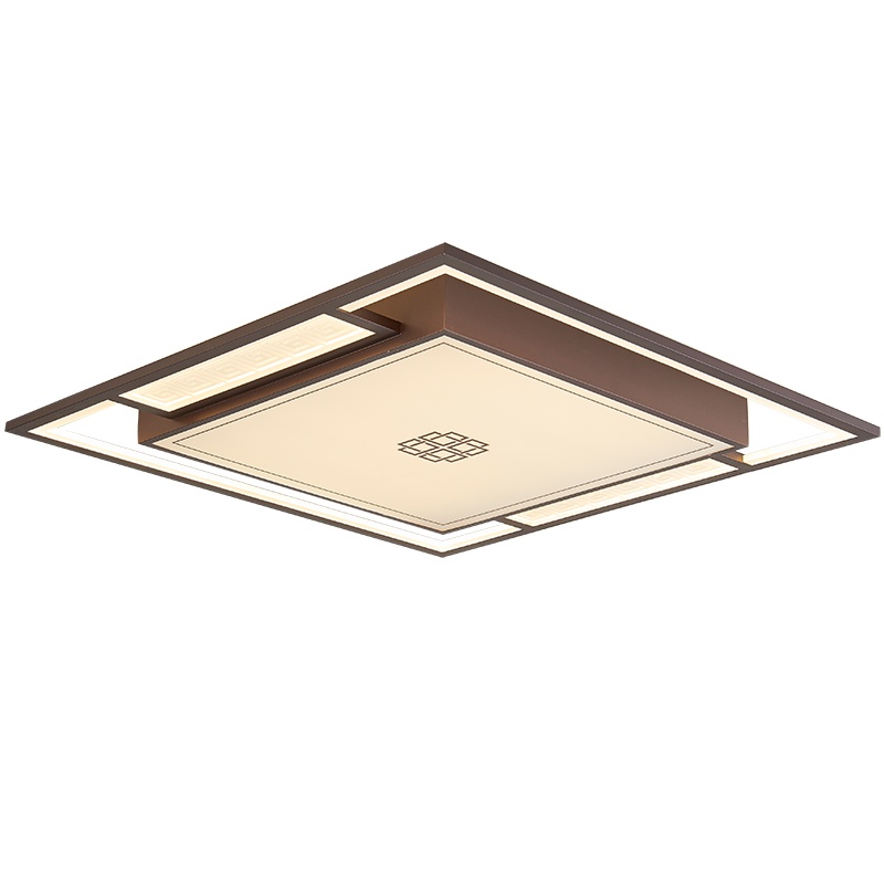 百轩(BAIXUAN)新中式吊灯简约现代客厅灯家用创意个性中国风大气卧室灯LED餐厅灯DM11