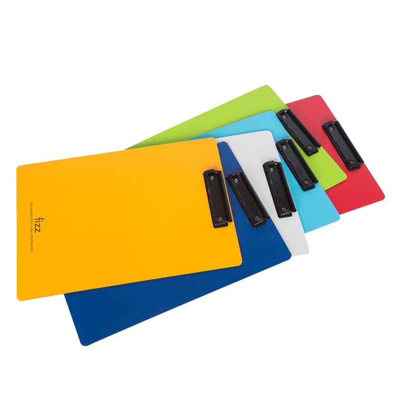 广博(GuangBo)A6383 A4书写板夹3个装 颜色随机 写字板 会议记录板夹 资料夹 强力收纳夹办公用品