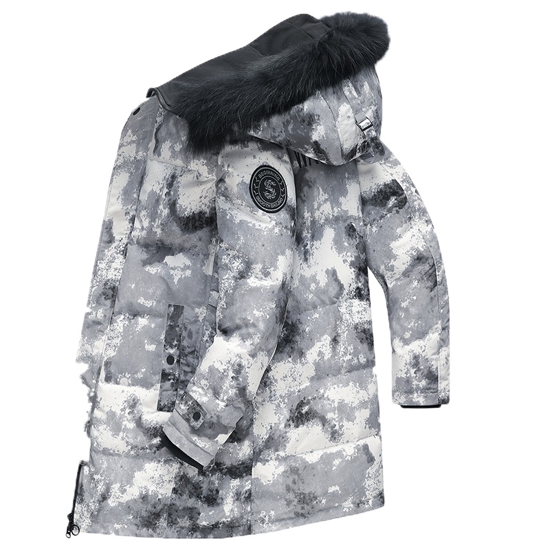 鸭鸭(yaya) 男士冬季羽绒服加厚保暖休闲时尚真毛领冬装外套