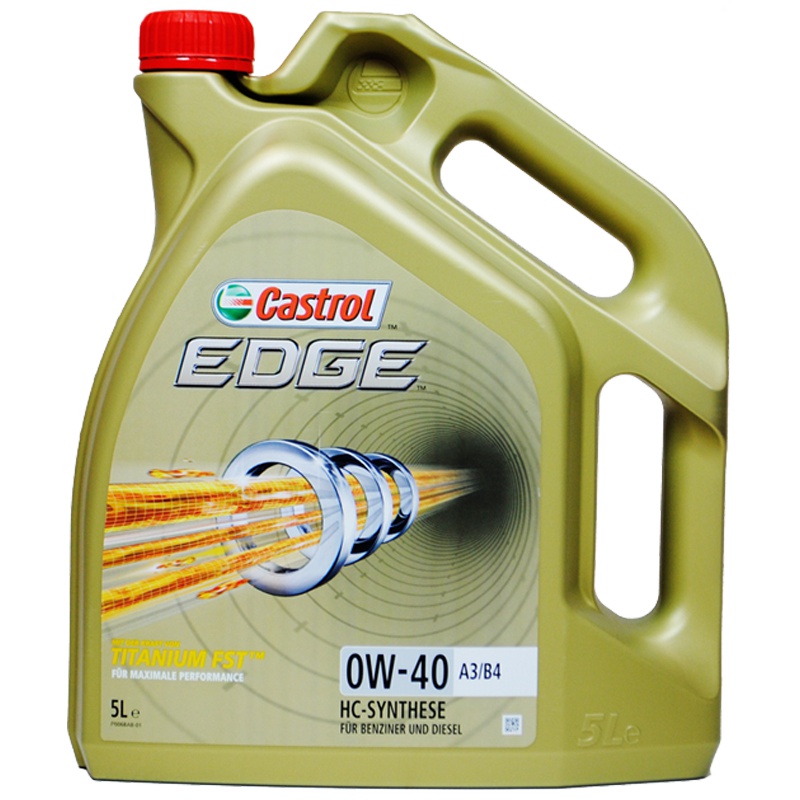 嘉实多(Castrol)全合成机油 极护钛流体 0W-40 A3/B4 SN 5L