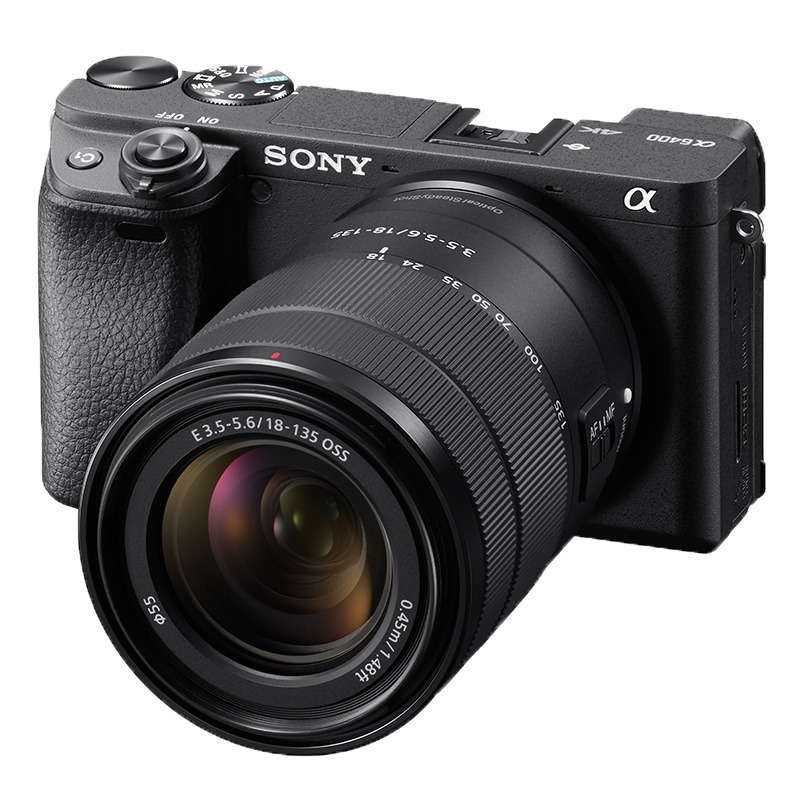 索尼(SONY) A6400M/A6400(18-135)微单™数码相机 黑色 ( ILCE-6400M/A6400M)