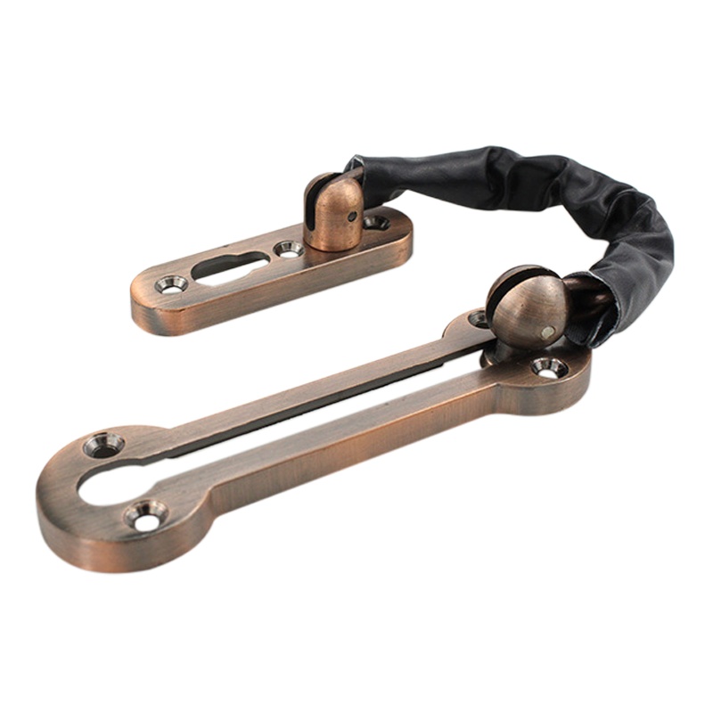 海斯迪克 gnjz-1017 加厚防盗链 不锈钢门栓 酒店宾馆房安全门链条扣门链门扣插销 红古