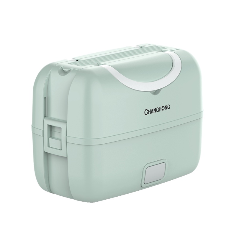 长虹(CHANGHONG)电热饭盒双层微压蒸煮便当盒 一键速热 小巧便携上班族加热饭盒CFH-Z200蓝色