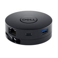 戴尔(DELL)DA300移动转换适配器六合一 USB-C转DP VGA HDMI USB-A 以太网 USB-C