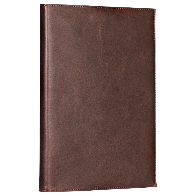 得力 25K120张厚商务笔记本 软皮面复古记事本 22262 棕色 6本装