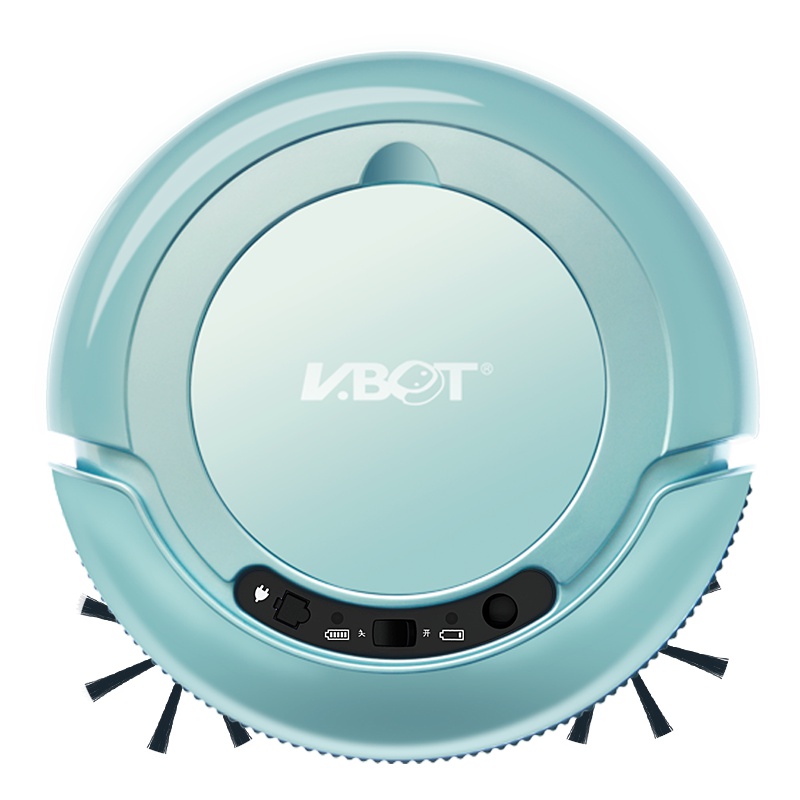 卫博士(V-BOT)T270 扫地机器人家用全自动清洁吸尘器 擦地扫地拖地一体机 放跌落 吸小米粒小石头 天蓝色