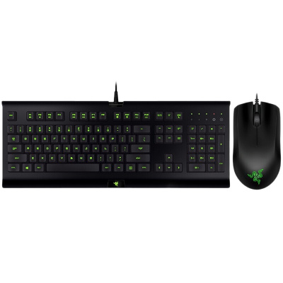 雷蛇(Razer)萨诺狼蛛轻装版+雷蛇狂蛇轻装版办公套装键鼠套装 电竞游戏套装 绝地求生吃鸡键盘