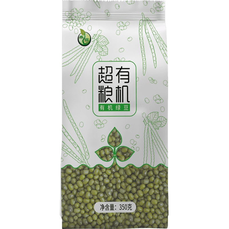 禾煜 超粮有机绿豆 350g(东北粗粮五谷杂粮可做去皮脱皮绿豆沙雪糕)
