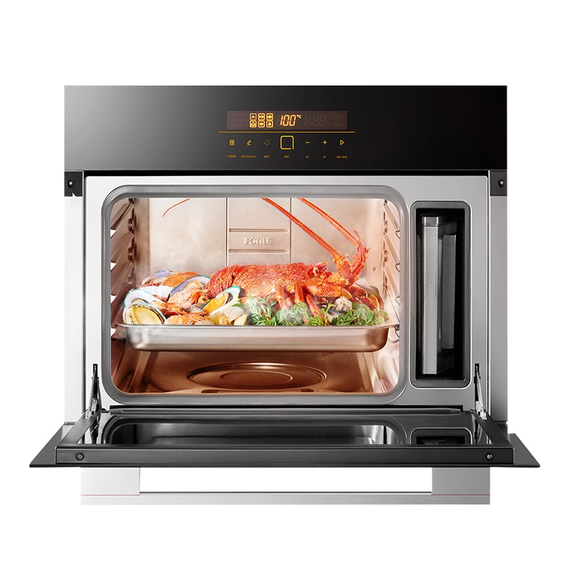 方太(FOTILE)电蒸箱嵌入式 40L大容量 方太蒸箱 厨房电蒸炉 家用蒸箱 双倍大蒸汽 顶部不滴水SCD40-E2M