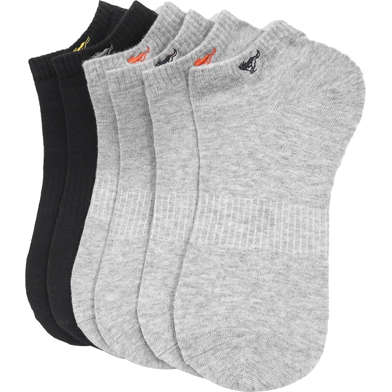 七匹狼 | 【纯棉】6双装春夏季男式短筒船袜纯棉男士袜子薄款