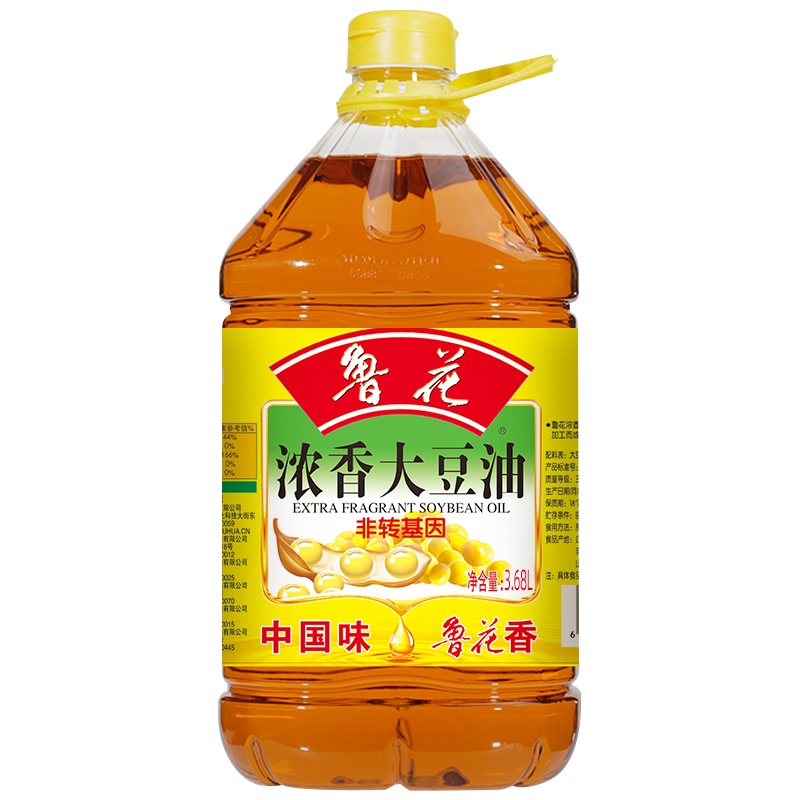 鲁花浓香大豆油3.68升